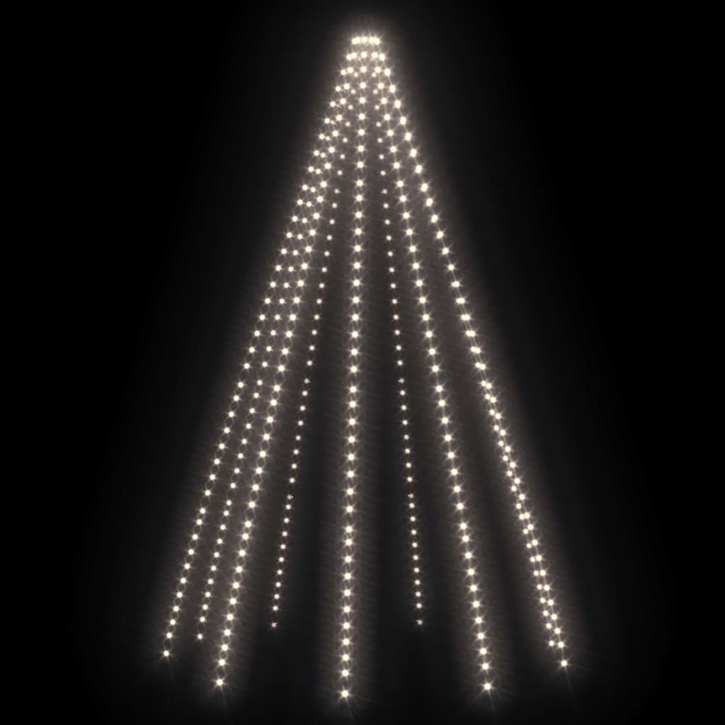 Kerstboom Netverlichting met 400 LED's Koud Wit 400 cm