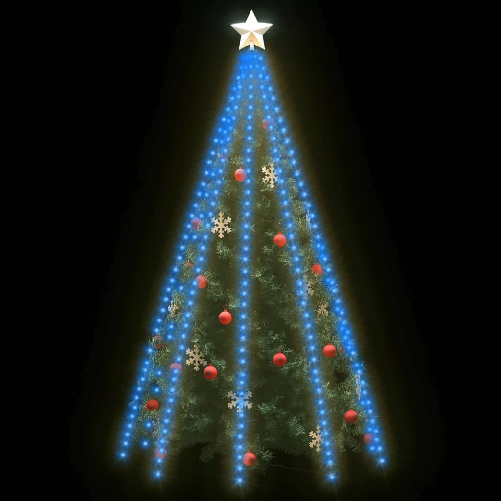 Kerstboom Netverlichting met 400 LED's Blauw 400 cm