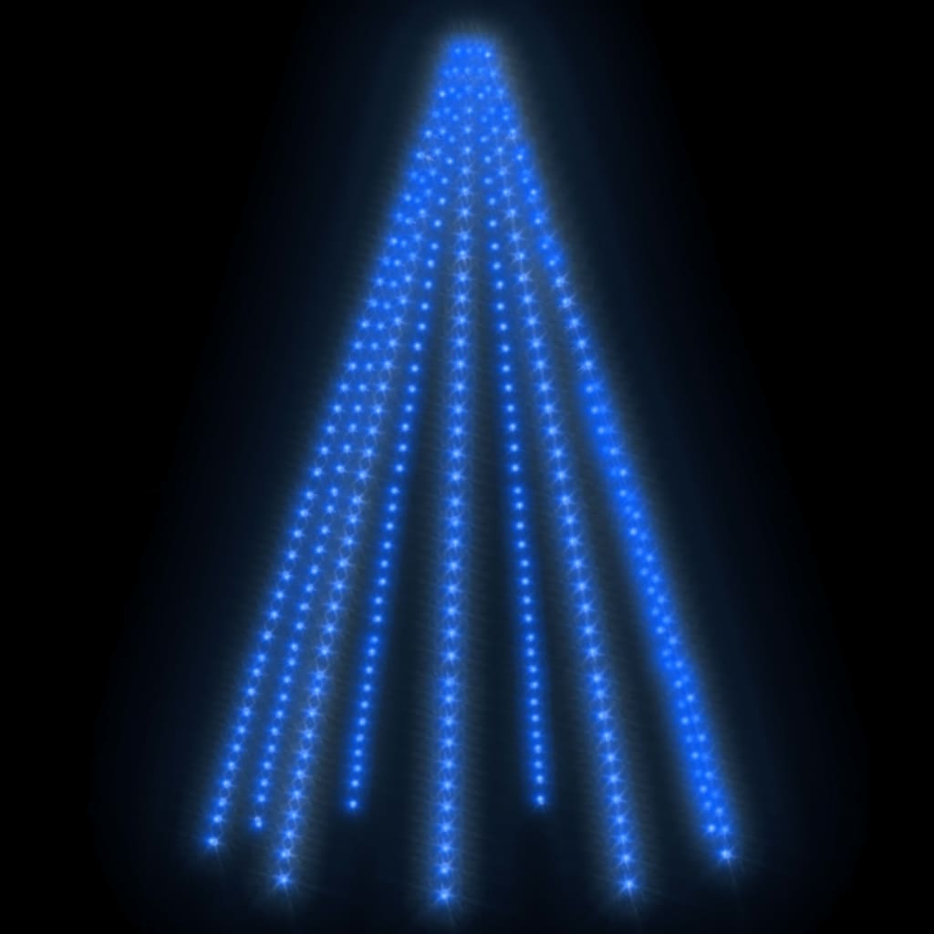 Kerstboom Netverlichting met 400 LED's Blauw 400 cm