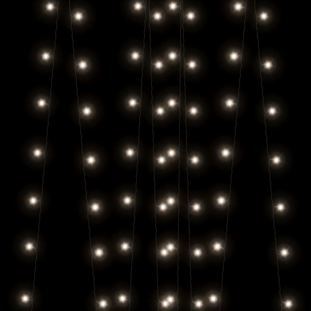 Guirlande Lumineuse Solaire 2 pcs 2x200 LED Blanc Froid Intérieur Extérieur