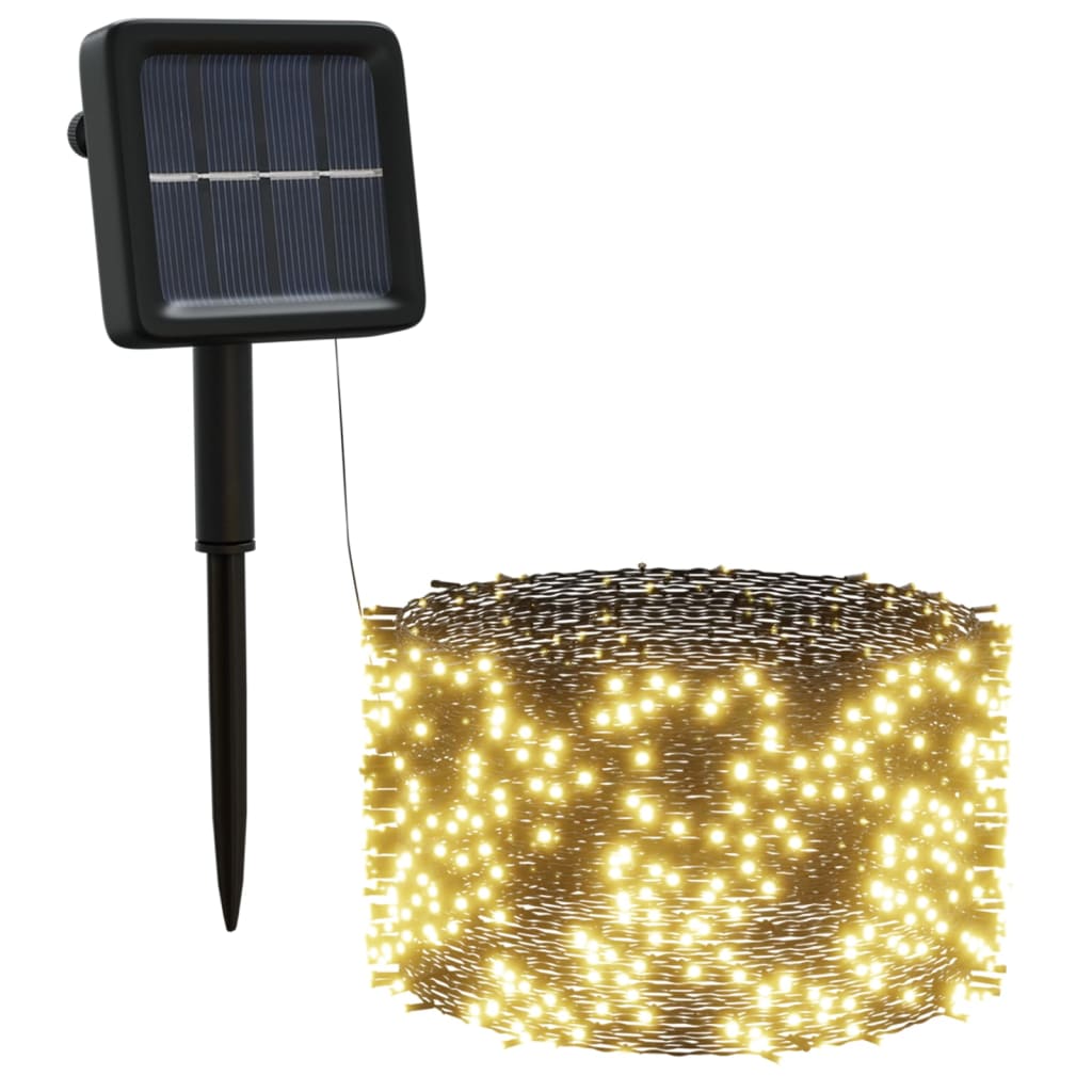 Solar Fairy Lights 5 stuks 5x200 LED Warm Wit Binnen Buiten
