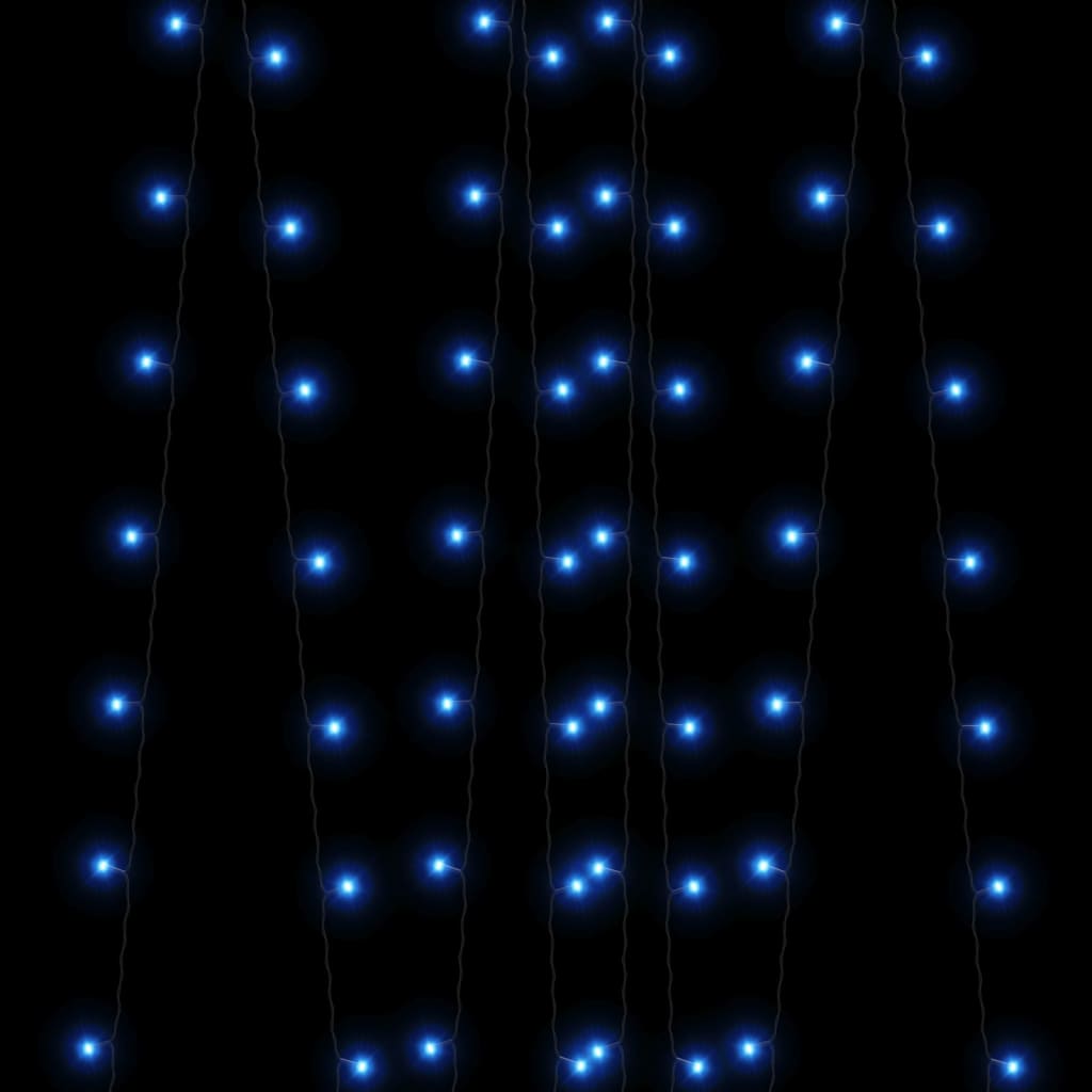 Guirlande Lumineuse Solaire 5 pcs 5x200 LED Bleu Intérieur Extérieur