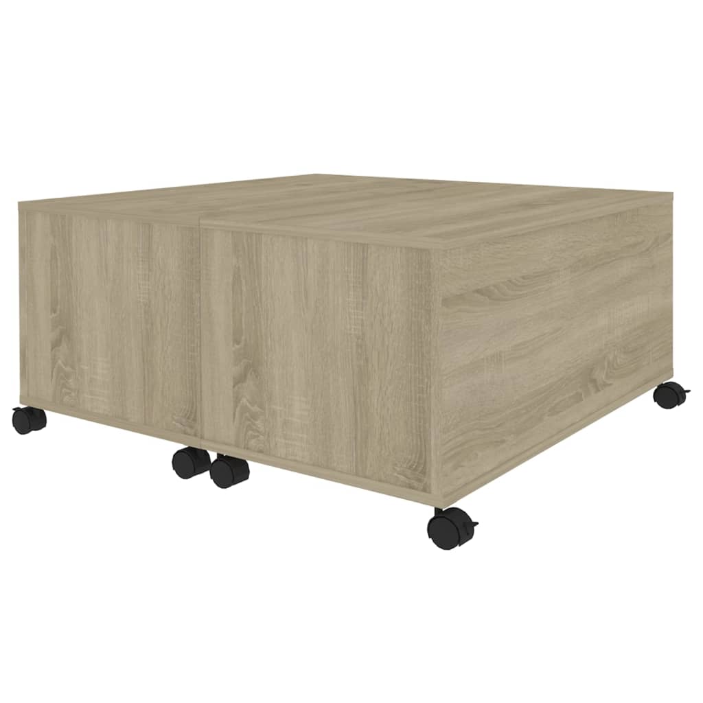 Salontafel Sonoma Eiken 75x75x38 cm Engineered Wood