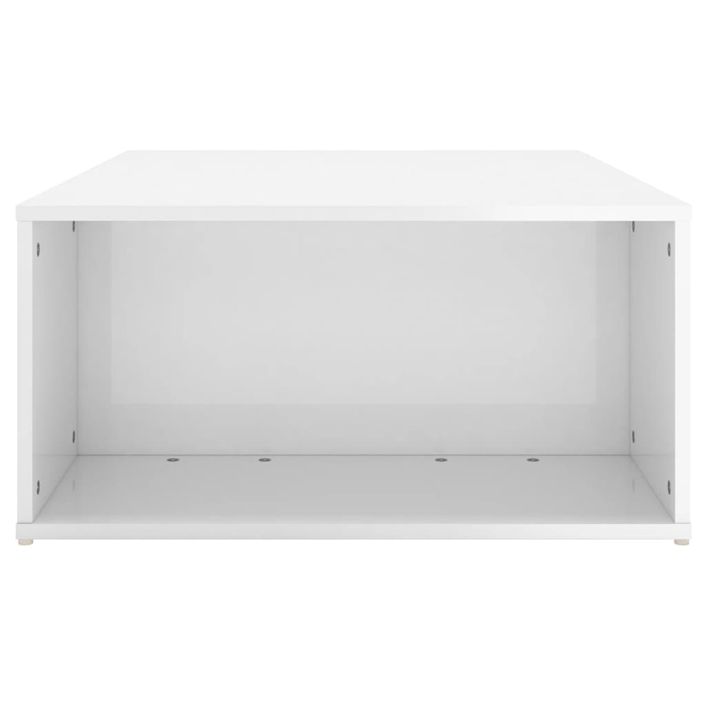 vidaXL Coffee Table High Gloss White 90x67x33 cm Engineered Wood