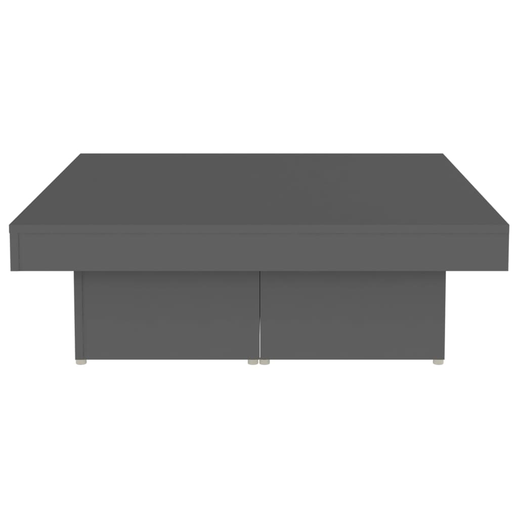 vidaXL Coffee Table Grey 90x90x28 cm Engineered Wood