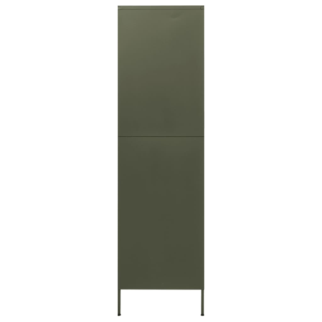 Armoire Vert Olive 90x50x180 cm Acier
