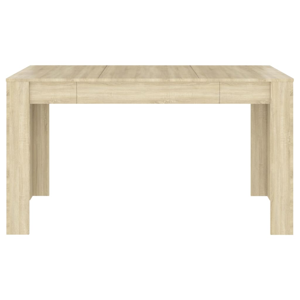 Eettafel Sonoma Eiken 140x74,5x76 cm Engineered Wood