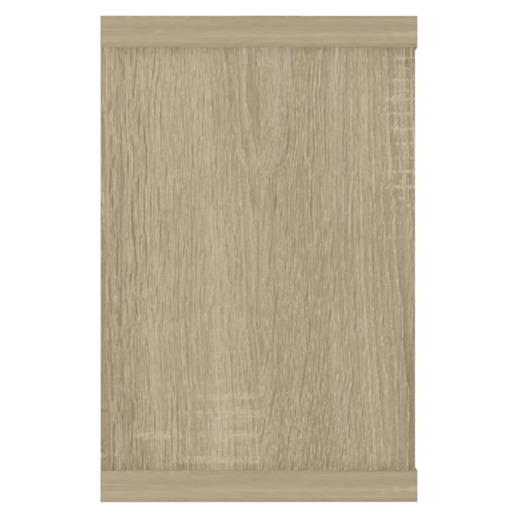 Wandkubusrek 2 stuks Sonoma Oak 60x15x23 cm Engineered Wood