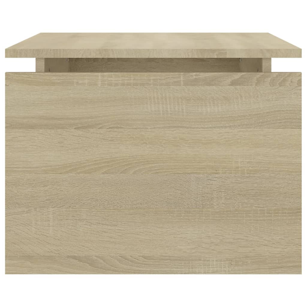 vidaXL Coffee Table Sonoma Oak 68x50x38 cm Engineered Wood