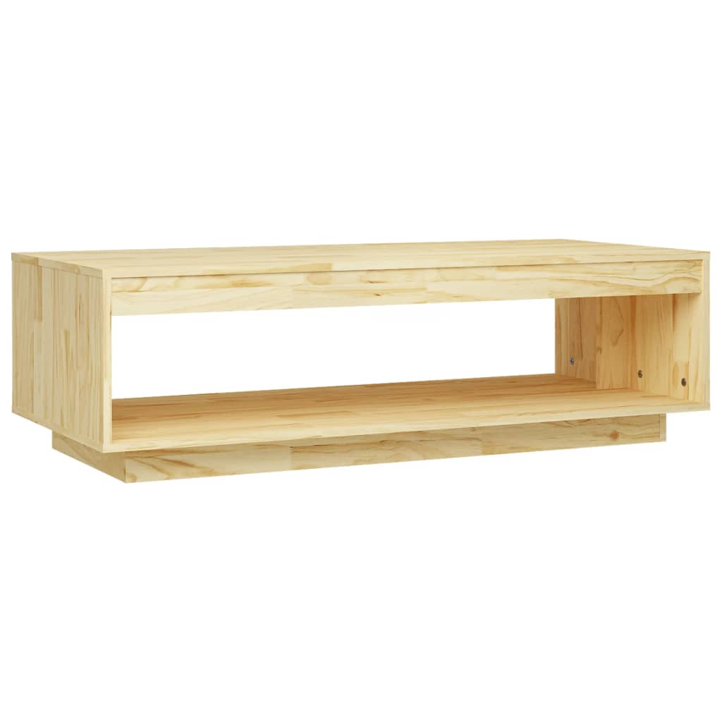 vidaXL Coffee Table 110x50x33.5 cm Solid Pinewood