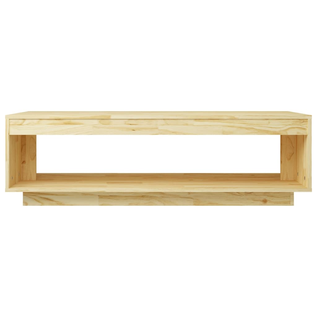 vidaXL Coffee Table 110x50x33.5 cm Solid Pinewood