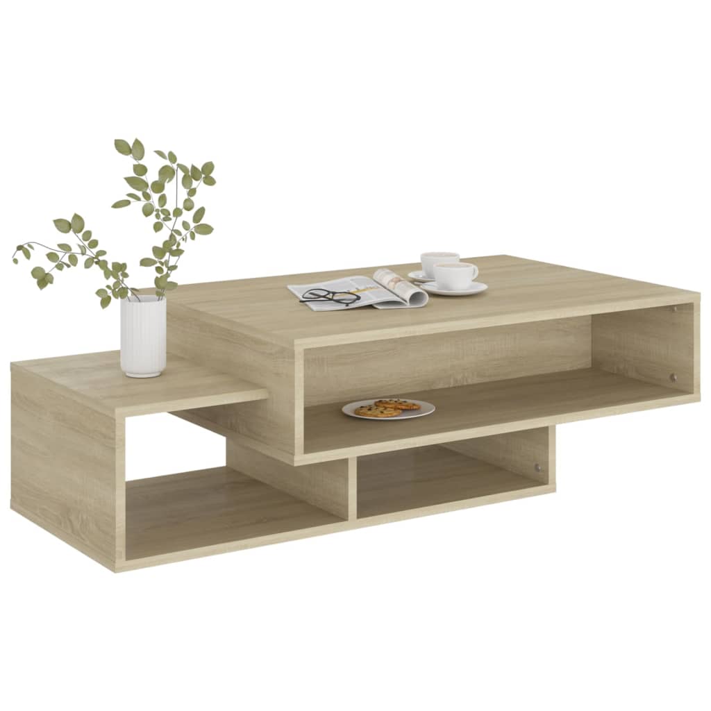 Table basse Chêne Sonoma 105x55x32 cm Bois d'ingénierie