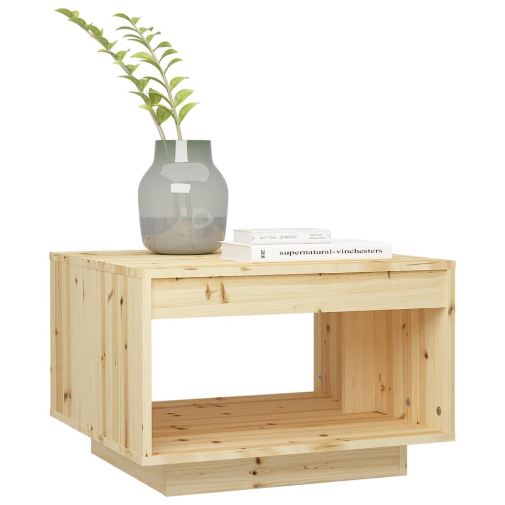 Table basse 50x50x33,5 cm Sapin massif