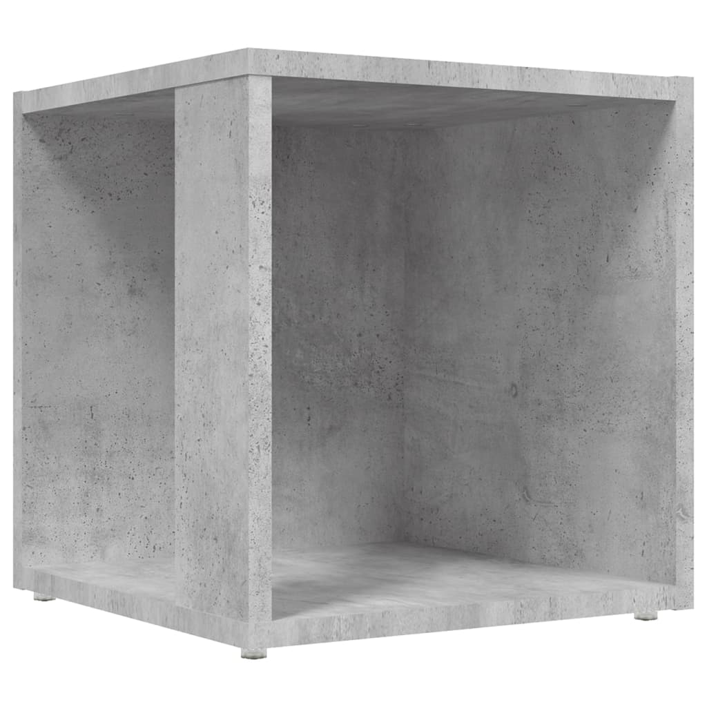 Bijzettafel Betongrijs 33x33x34,5 cm Engineered Wood