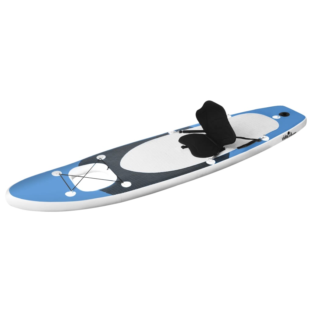 Inflatable Stand Up Paddle Board Set Sea Blue 300x76x10 cm - Upclimb Ltd