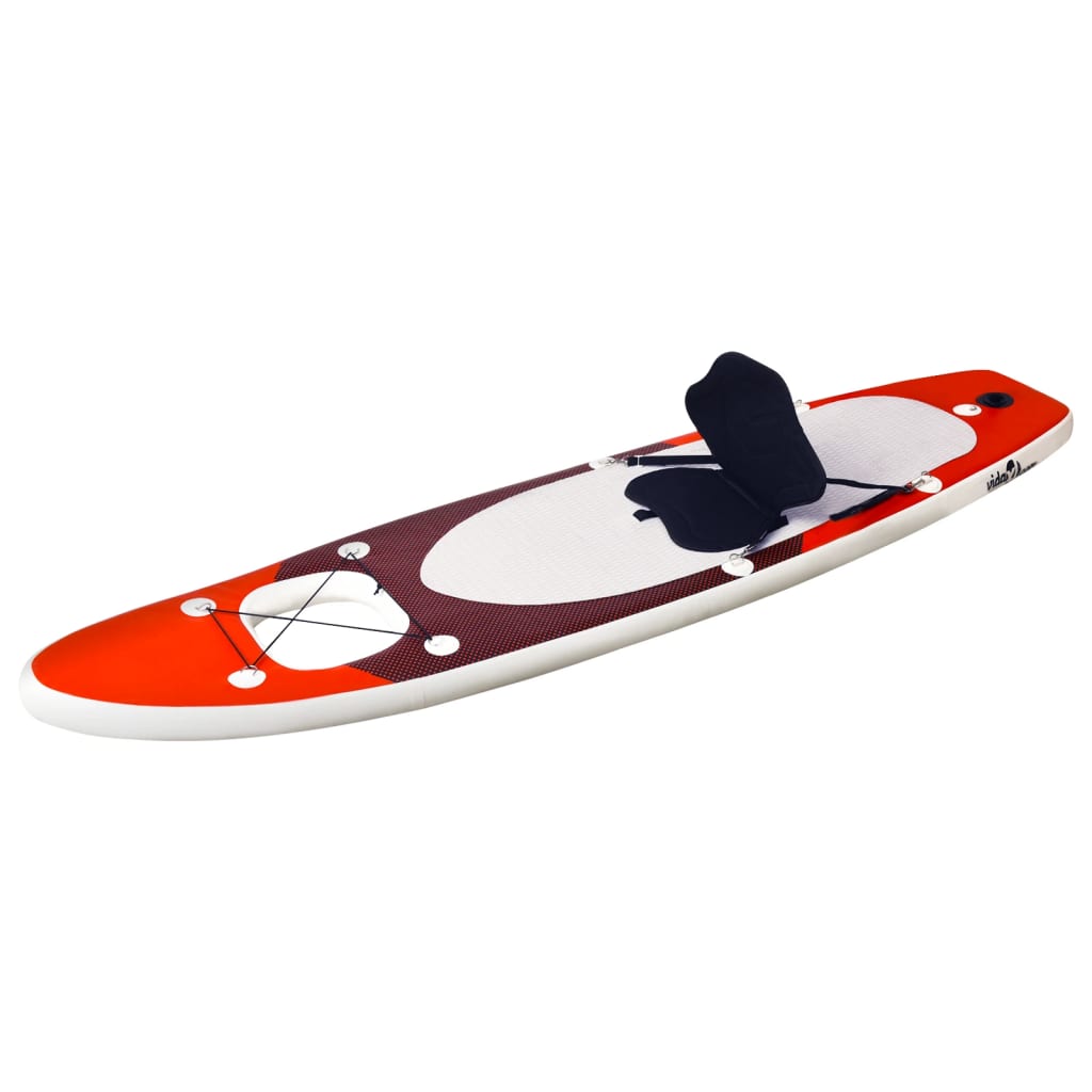 Inflatable Stand Up Paddle Board Set Red 300x76x10 cm - Upclimb Ltd