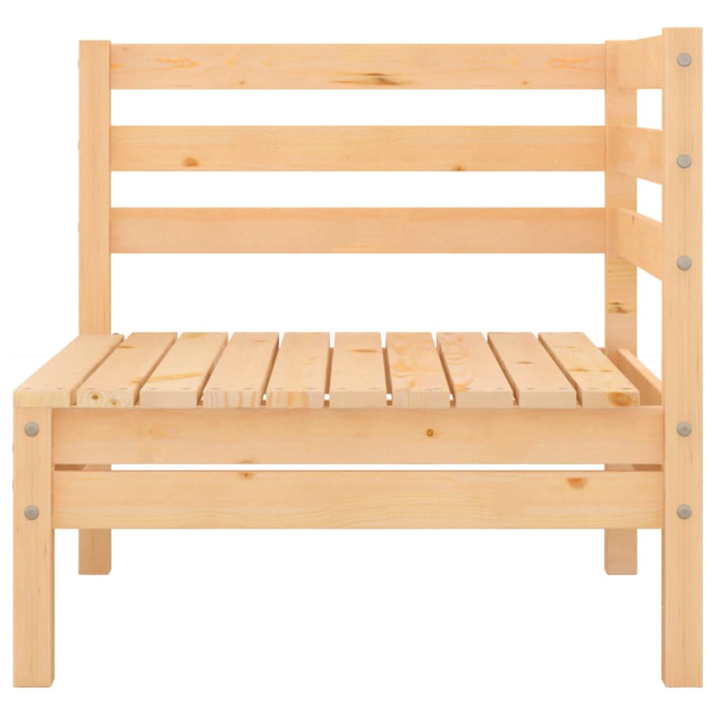 vidaXL Garden Corner Sofa Solid Wood Pine