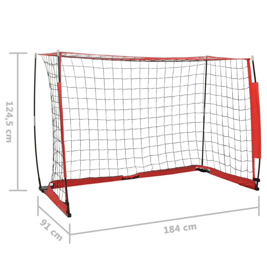 Soccer Goal 184x91x124.5 cm Steel - Upclimb Ltd