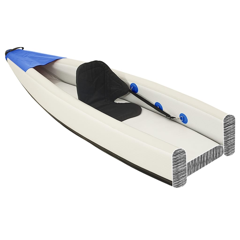 Inflatable Kayak Blue 375x72x31 cm Polyester - Upclimb Ltd