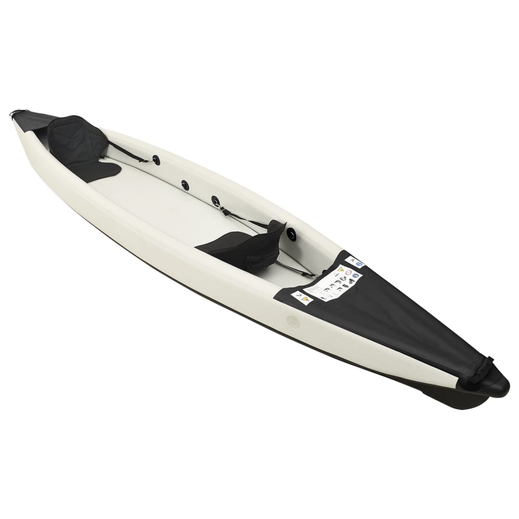 Inflatable Kayak Black 424x81x31 cm Polyester - Upclimb Ltd