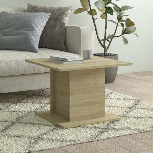 Salontafel Sonoma Eiken 55,5x55,5x40 cm Engineered Wood