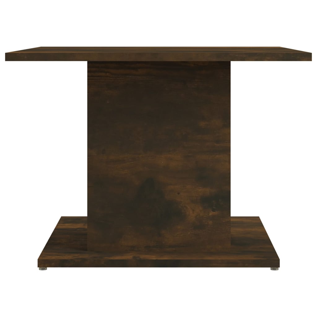 vidaXL Coffee Table Smoked Oak 55.5x55.5x40 cm Engineered Wood