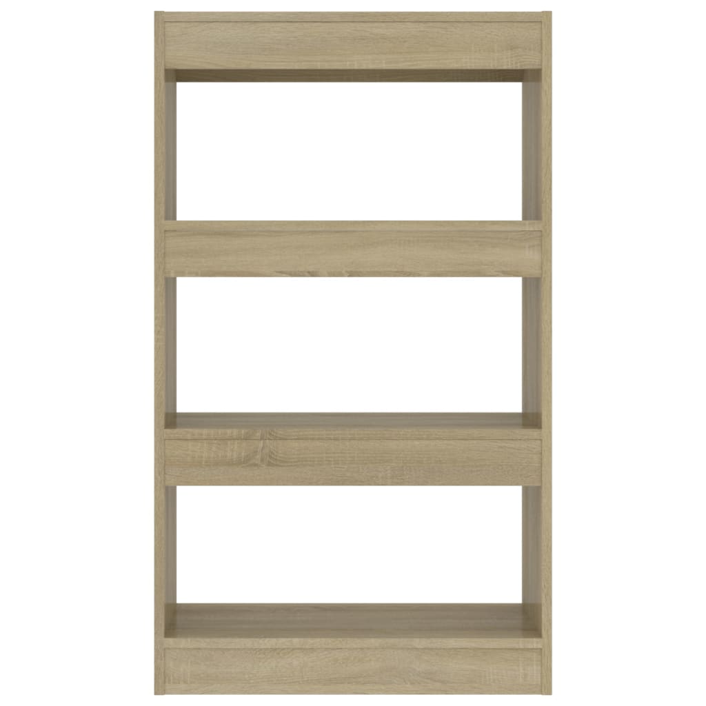 vidaXL Book Cabinet/Room Divider Sonoma Oak 60x30x103 cm Engineered Wood