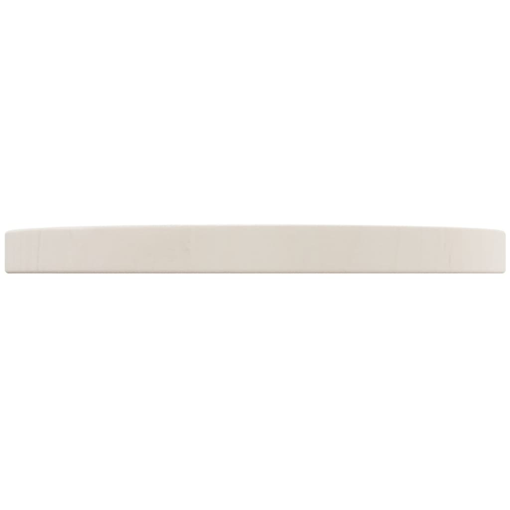 Plateau de Table Blanc Ø30x2.5 cm Bois Massif Pin