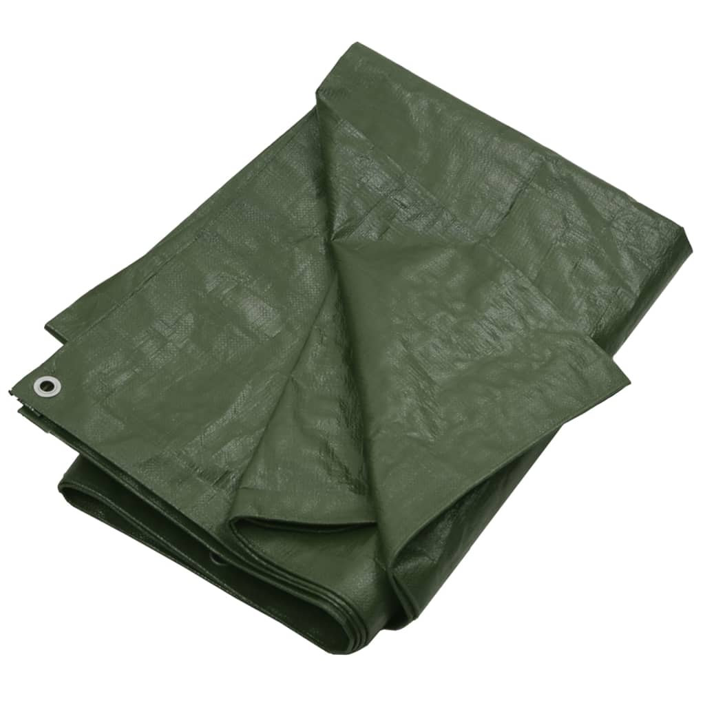 vidaXL Tarpaulin 180 g/m² 2x3 m Green HDPE