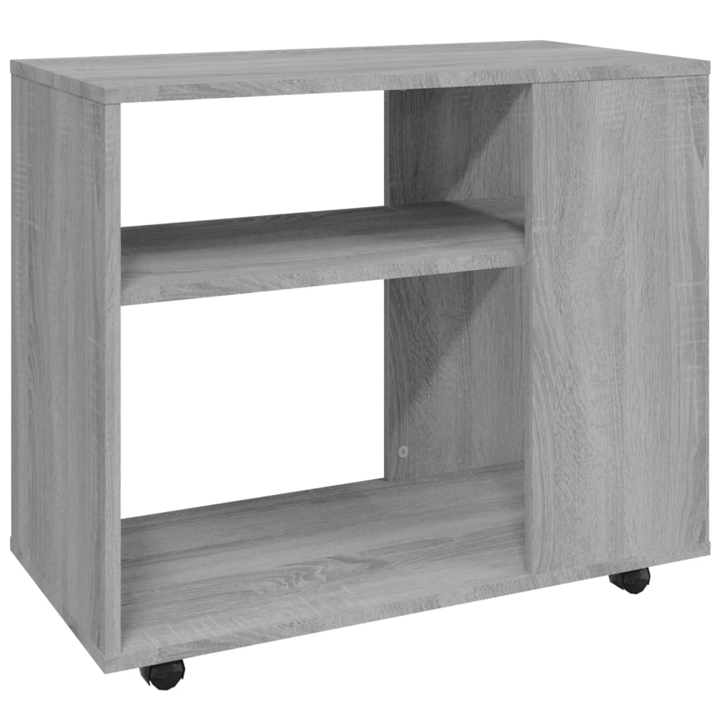 Table d'Appoint Gris Sonoma 70x35x55 cm Bois D'ingénierie