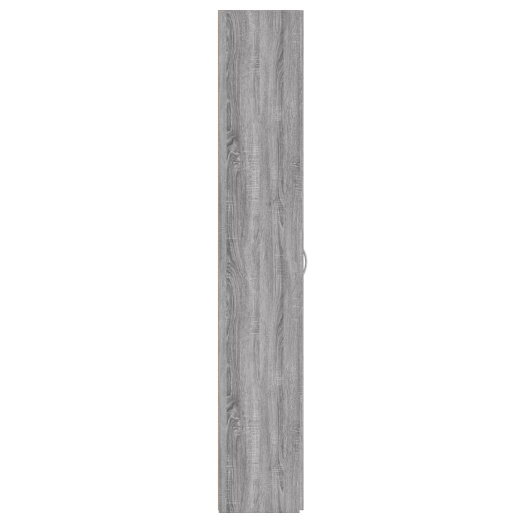 Kantoorkast Sonoma grijs 60x32x190 cm Engineered Wood