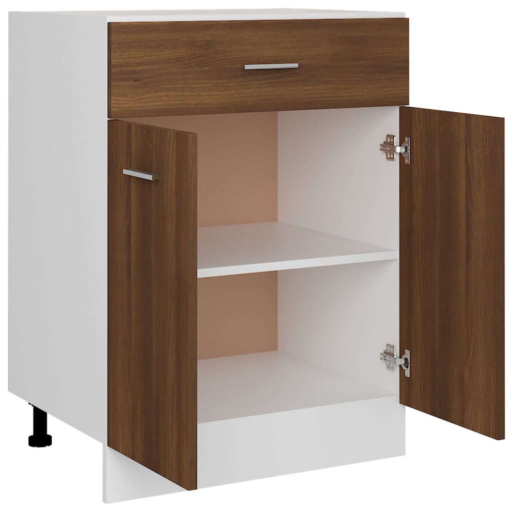 Ladekast Bruin Eiken 60x46x81,5 cm Engineered Wood