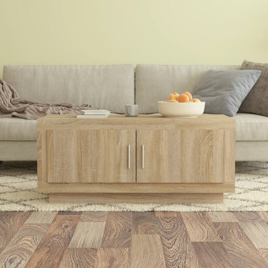 vidaXL Coffee Table Sonoma Oak 102x50x45 cm Engineered Wood