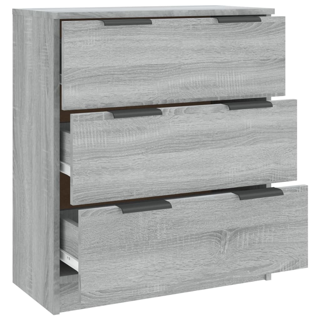 Dressoir grijs Sonoma 60x30x70 cm Engineered Wood