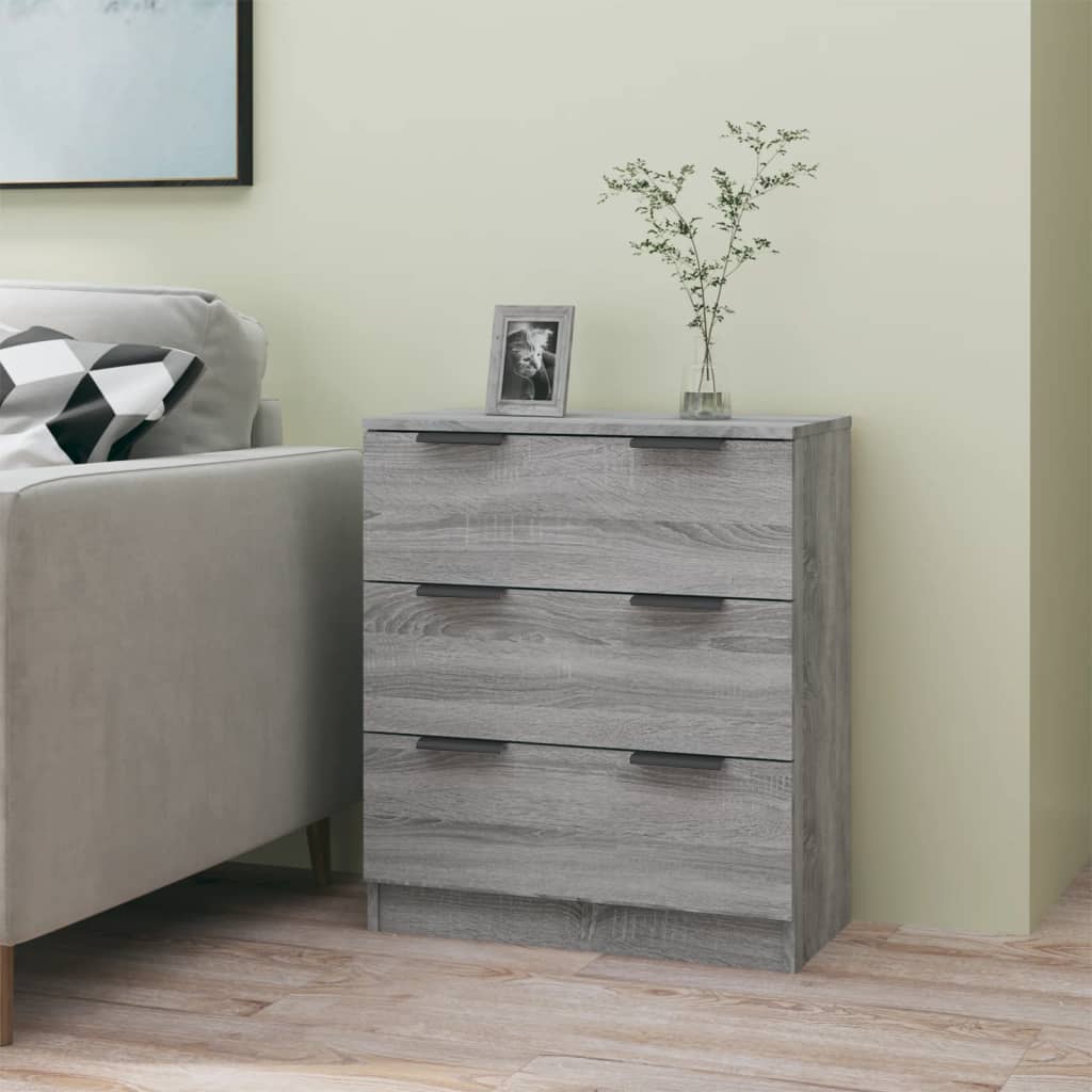 Dressoir grijs Sonoma 60x30x70 cm Engineered Wood