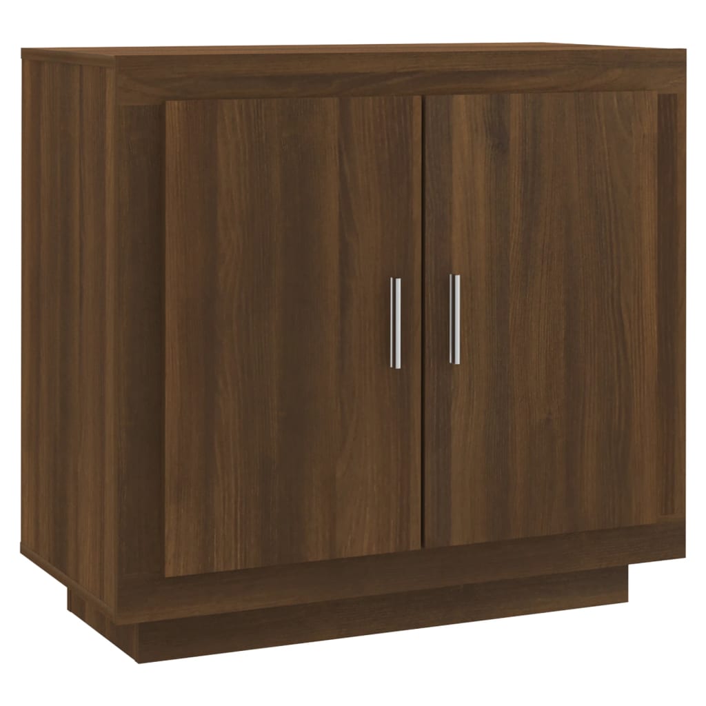 Dressoir Bruin Eiken 80x40x75 cm Engineered Wood