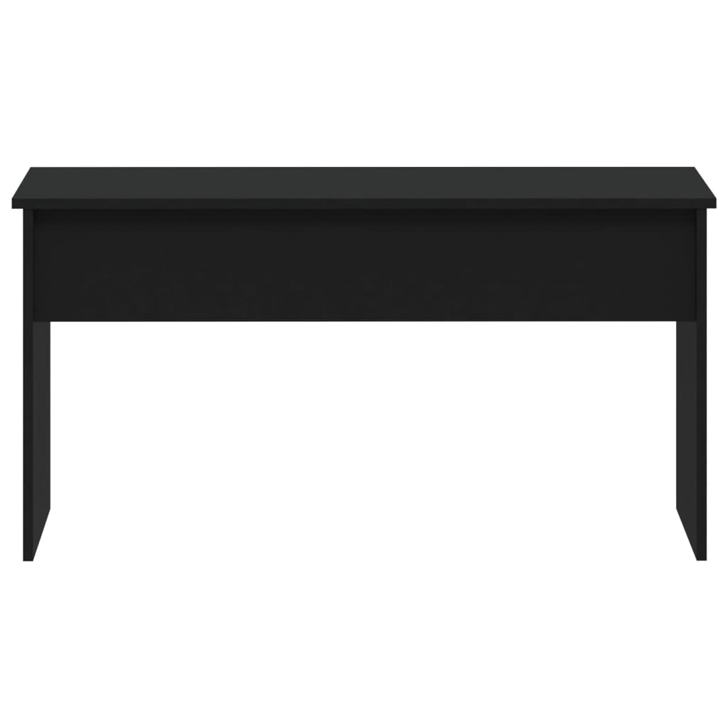 Table basse Noir 102x50,5x52,5 cm Bois d'ingénierie