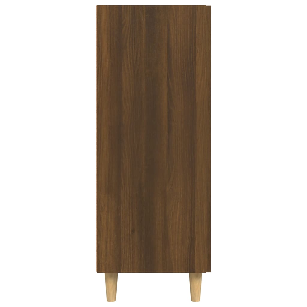 Dressoir Bruin Eiken 69,5x34x90 cm Engineered Wood