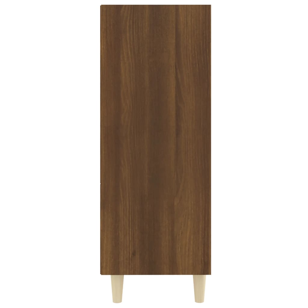 Dressoir Bruin Eiken 69,5x32,5x90 cm Engineered Wood