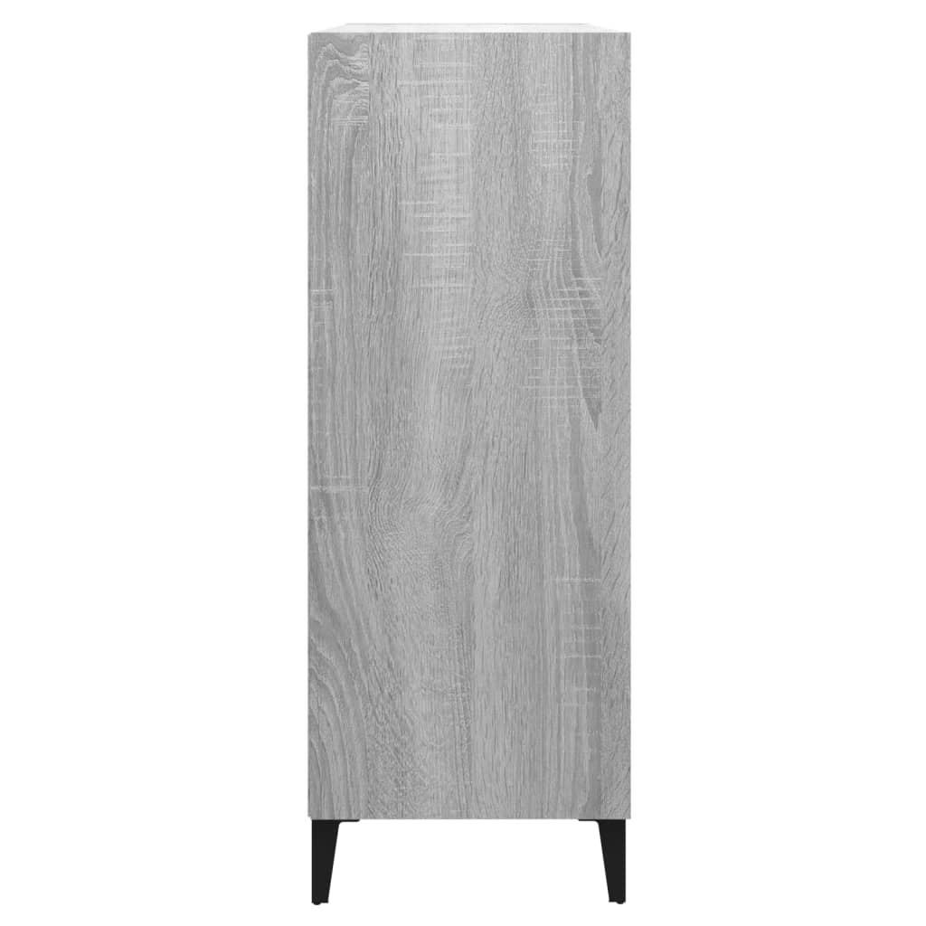 Dressoir grijs Sonoma 69,5x32,5x90 cm Engineered Wood