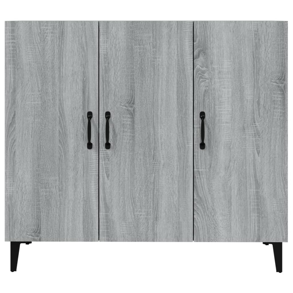 Buffet Gris Sonoma 90x34x80 cm Bois d'ingénierie