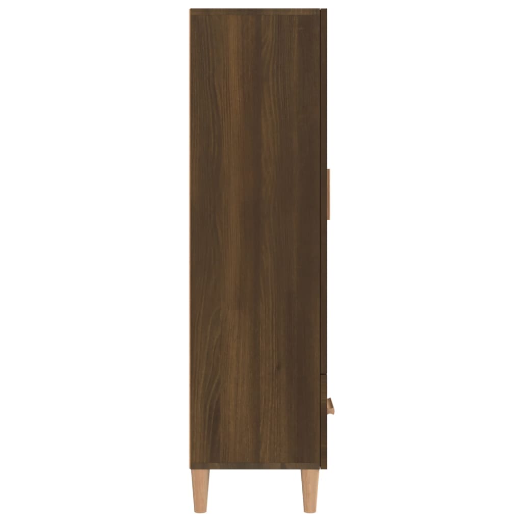 Highboard Bruin Eiken 70x31x115 cm Engineered Wood