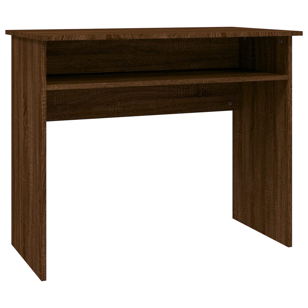 Bureau Bruin Eiken 90x50x74 cm Engineered Wood