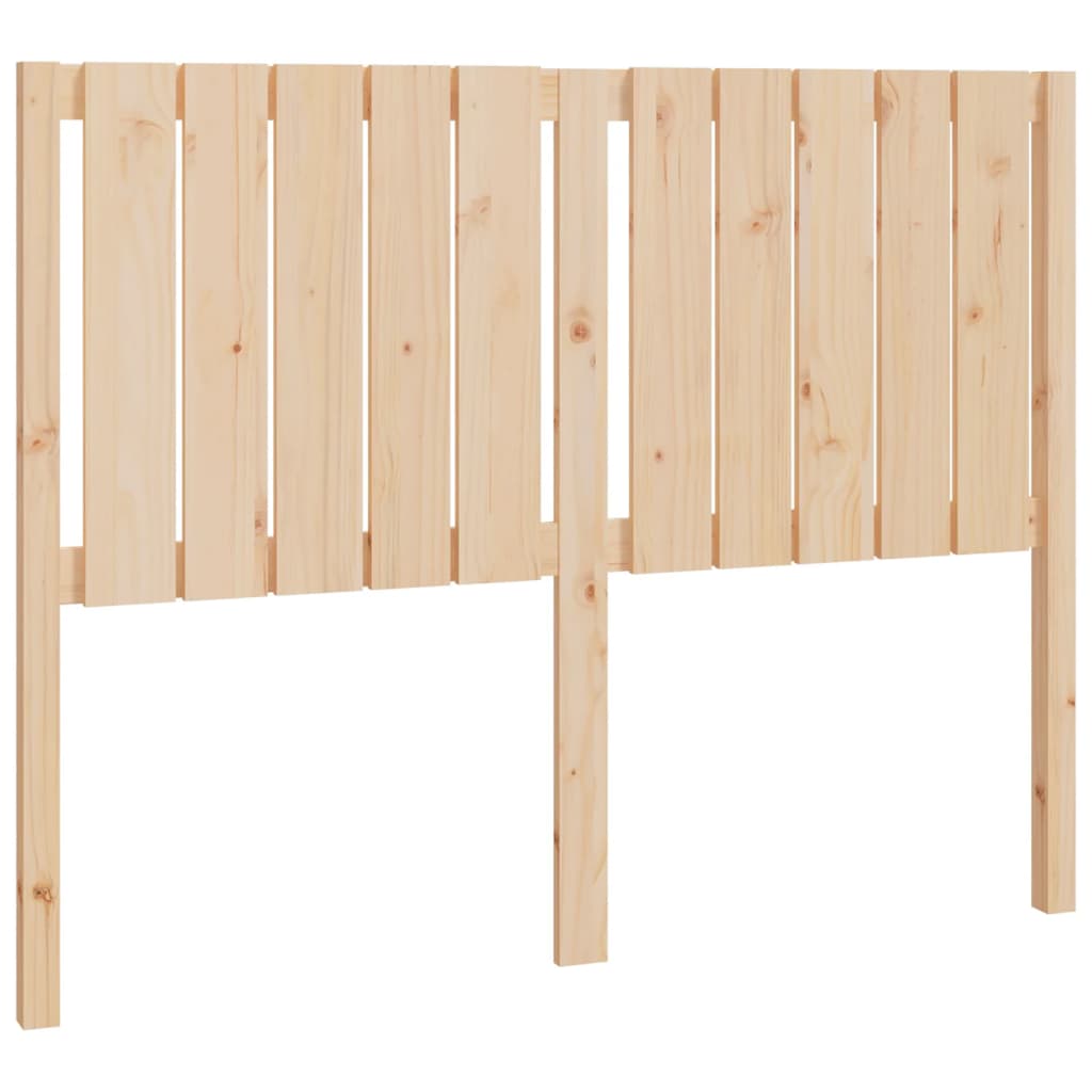 Bedhoofdbord 125,5x4x100 cm massief grenenhout