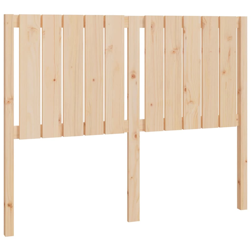 vidaXL Bed Headboard 125.5x4x100 cm Solid Wood Pine