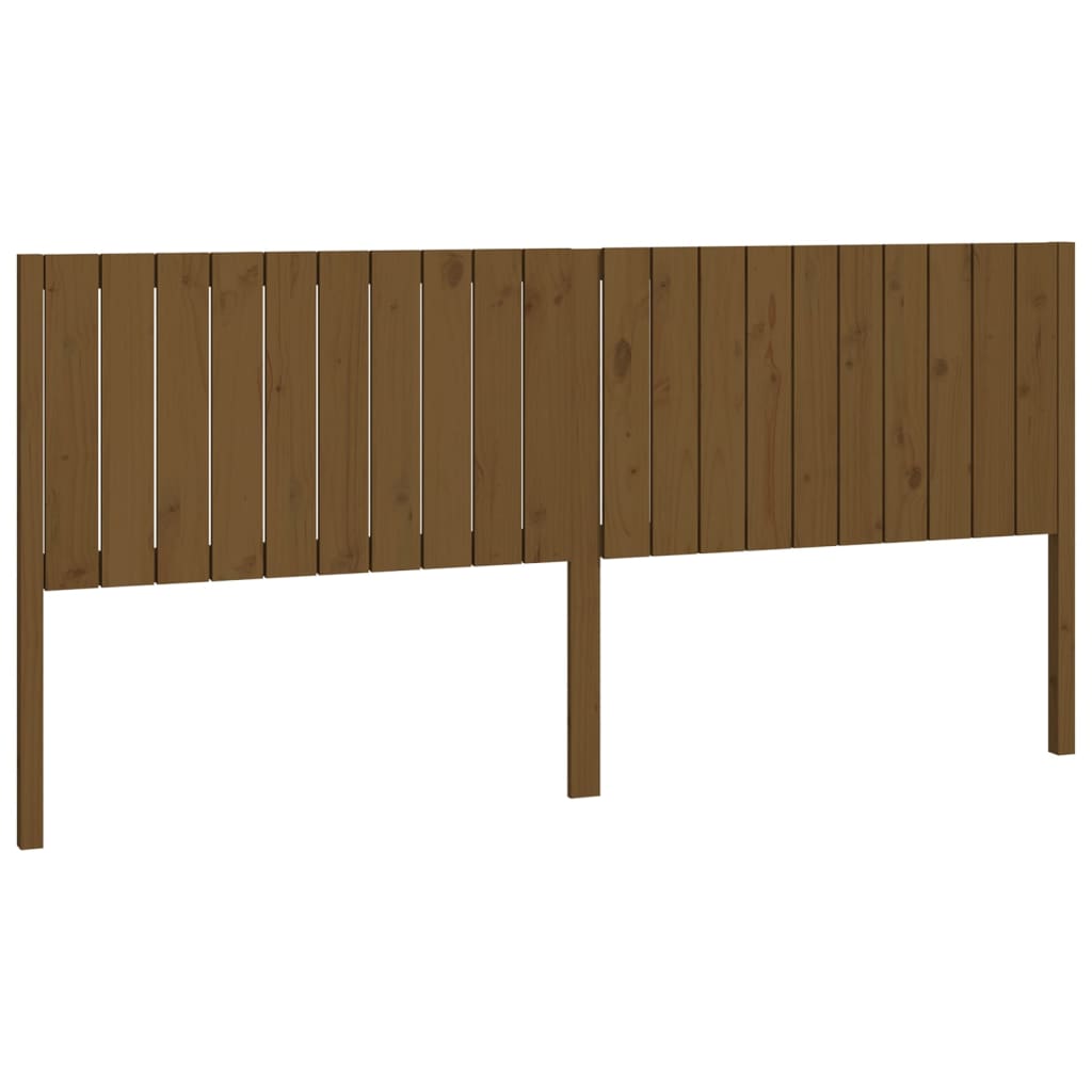 Tête de Lit Marron Miel 205,5x4x100 cm Bois Massif Pin