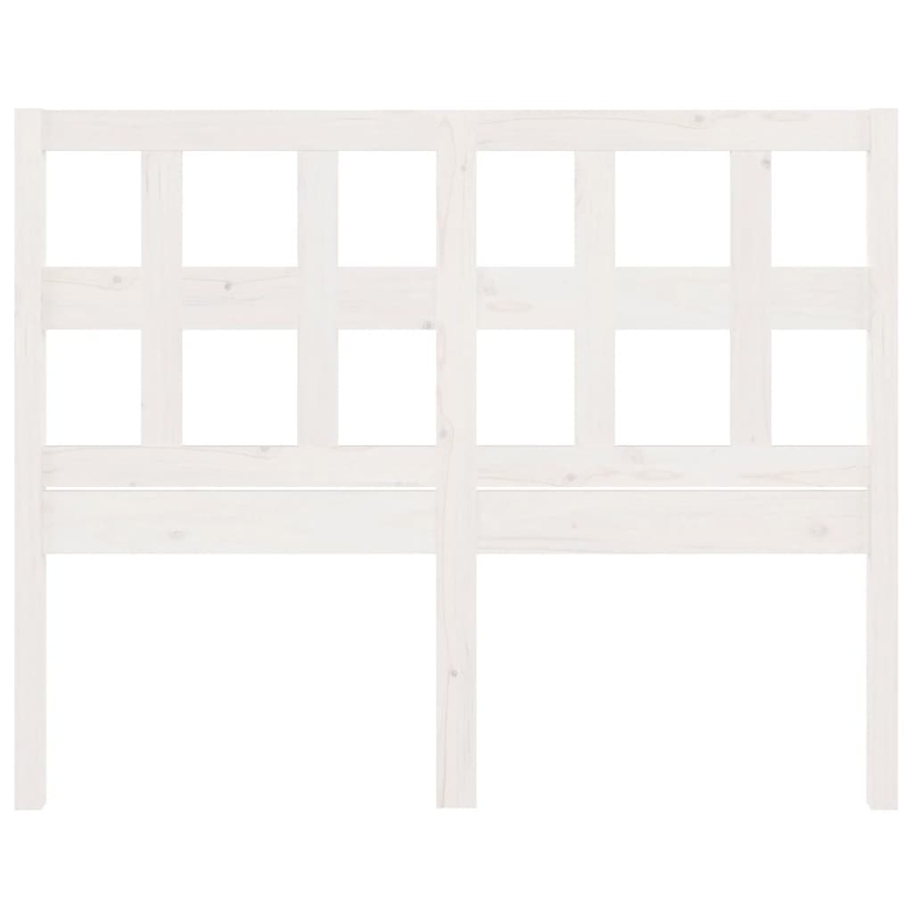 Bedhoofdbord wit 165,5x4x100 cm massief grenenhout