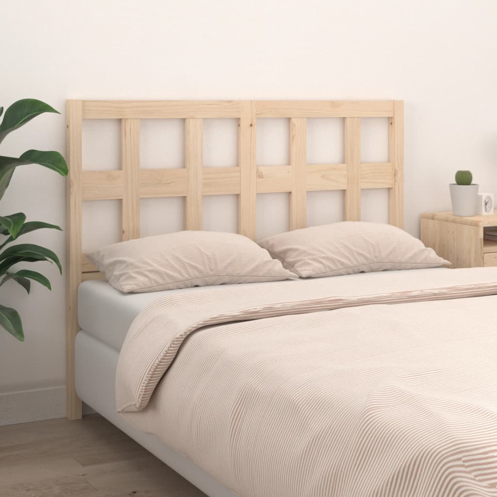 vidaXL Bed Headboard 205.5x4x100 cm Solid Wood Pine