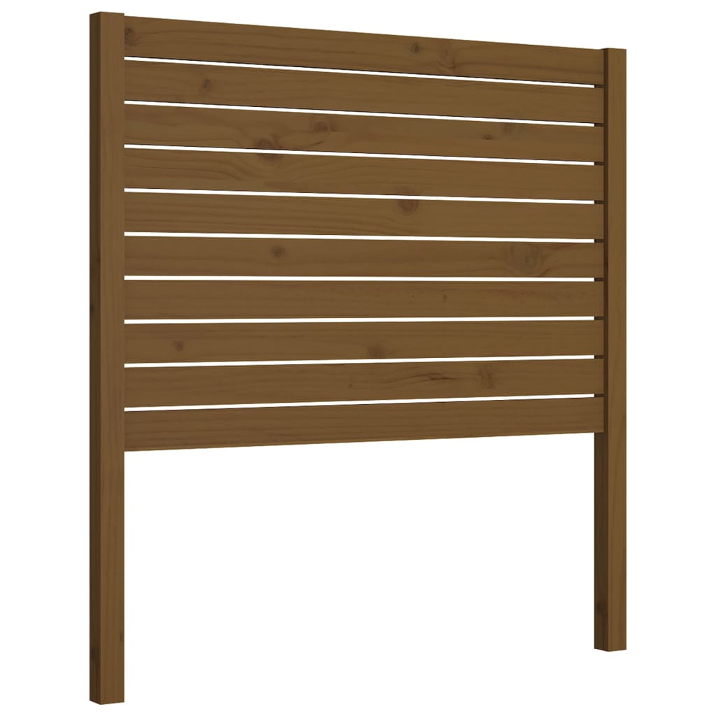 Tête de Lit Marron Miel 81x4x100 cm Bois Massif Pin