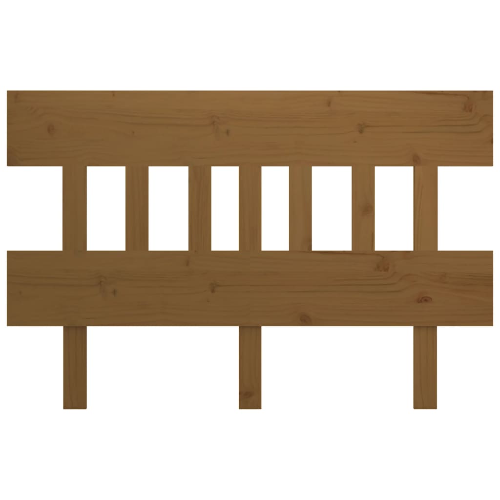 Bed Hoofdbord Honey Brown 143,5x3x81 cm massief grenenhout